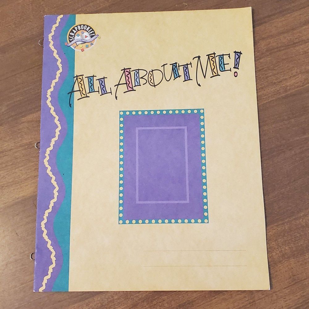 All About Me! Scrapbooklet Let Portraits Tell Your Story PCA Inter'l 800610